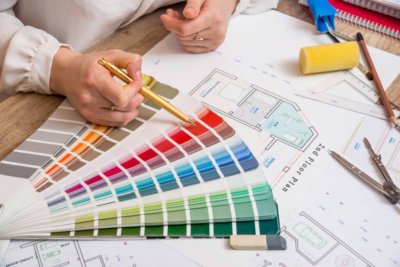 Interior Designer Benjamin Paint Store Color Swatches